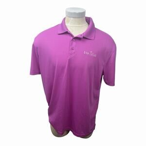 The Don CeSar Polo Shirt Mens XL Pink Purple St Pete Beach Florida Resort Golf